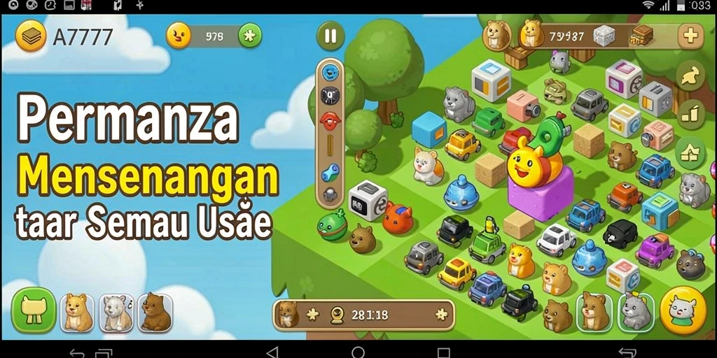 Tangkapan layar gameplay A7777 yang seru dan menantang.