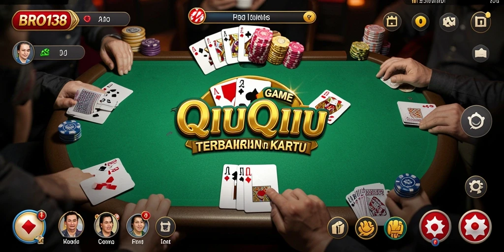 Tangkapan layar BRO138 menampilkan gameplay seru bermain QiuQiu.