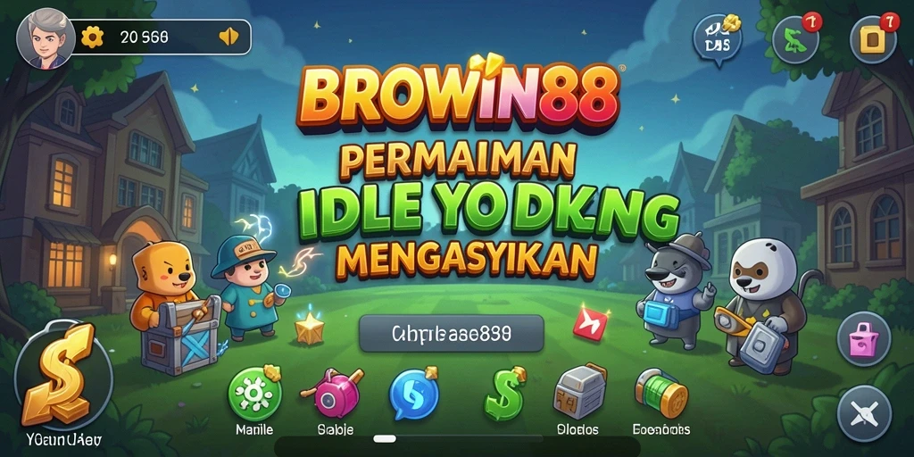 Tangkapan layar gameplay BROWIN88 menampilkan aksi menarik dari pengalaman Idle.