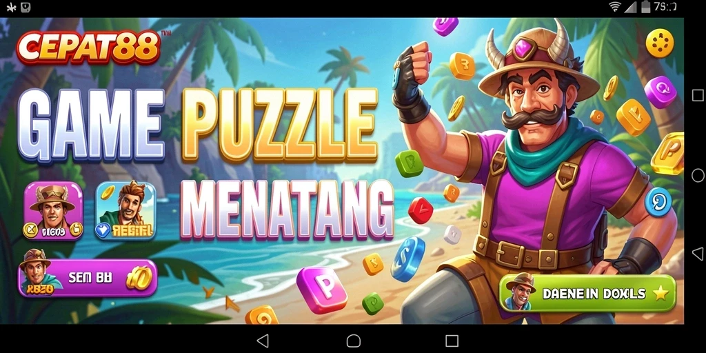 Tampilan gameplay seru dari CEPAT88 yang menantang pikiran.