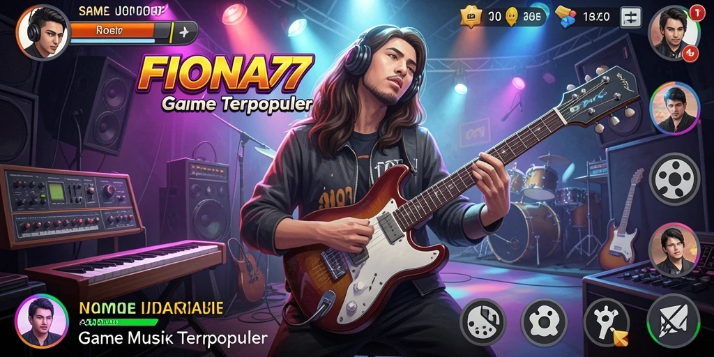 Gameplay seru di FIONA77 dengan musik yang beragam.