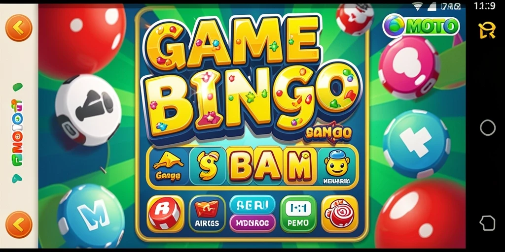 Screenshot gameplay FOMOTOTO yang menampilkan serunya permainan Bingo.