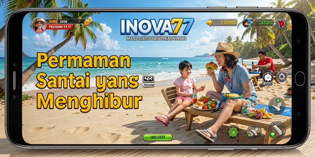 Tampilan menarik dari gameplay INOVA77 yang menghibur.