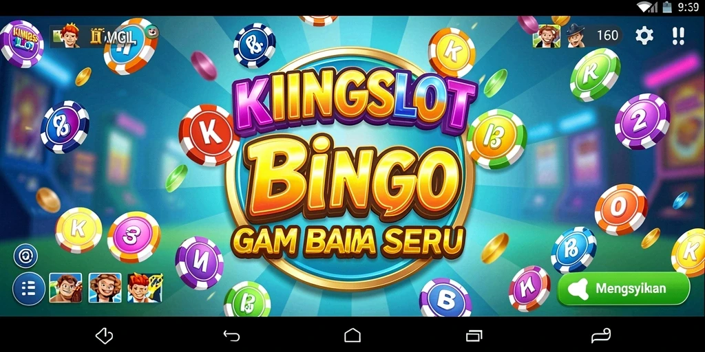 Tampilan gameplay menarik dari permainan Bingo KINGSLOT.