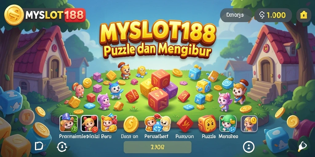 Menampilkan gameplay MYSLOT188 yang penuh tantangan puzzle.