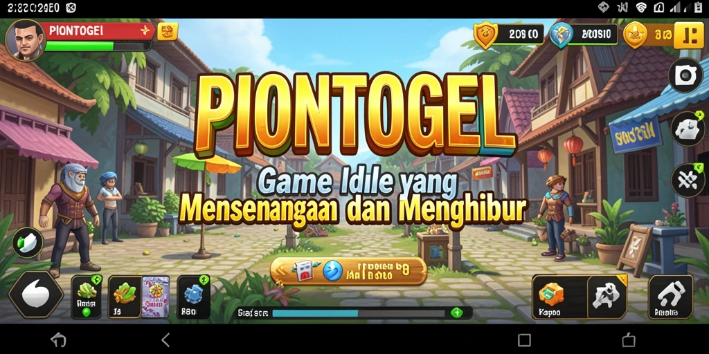 Screenshot gameplay PIONTOGEL menampilkan aksi seru dalam permainan Idle.