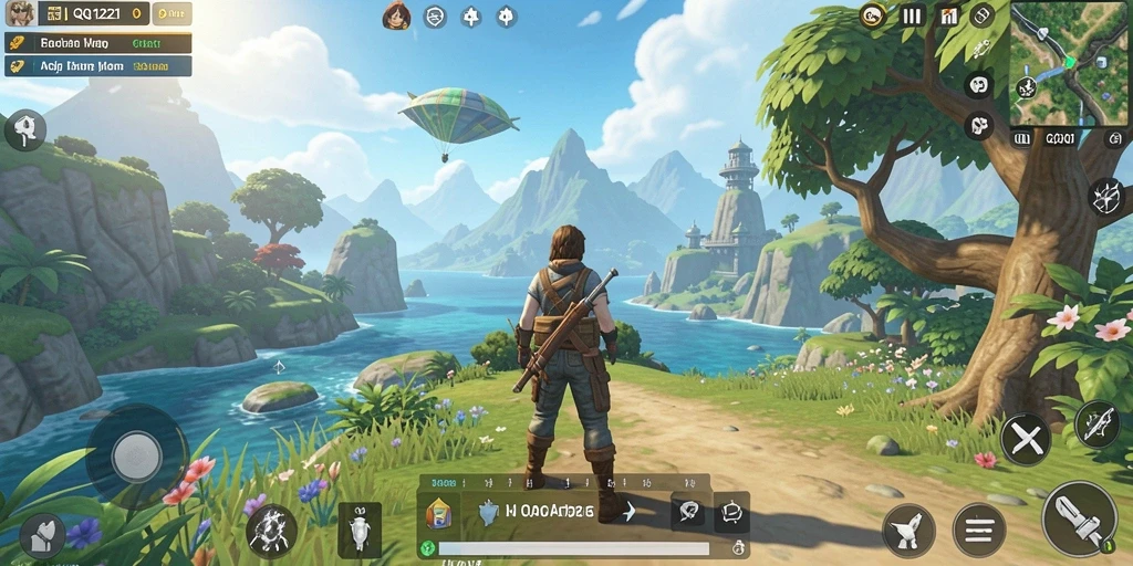 Gameplay mendebarkan di dunia Open World QQ1221.
