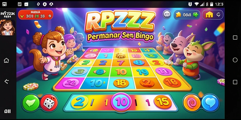Screenshot gameplay RPZZZ yang menampilkan suasana bermain Bingo.