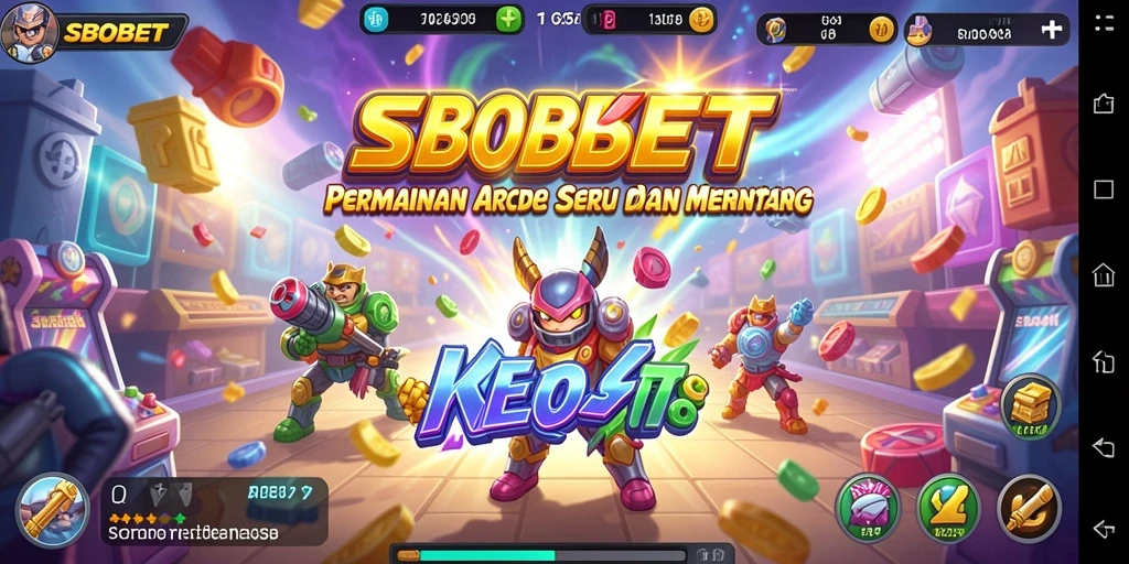 Tampilan gameplay SBOBET dengan grafis menawan dan tantangan seru.