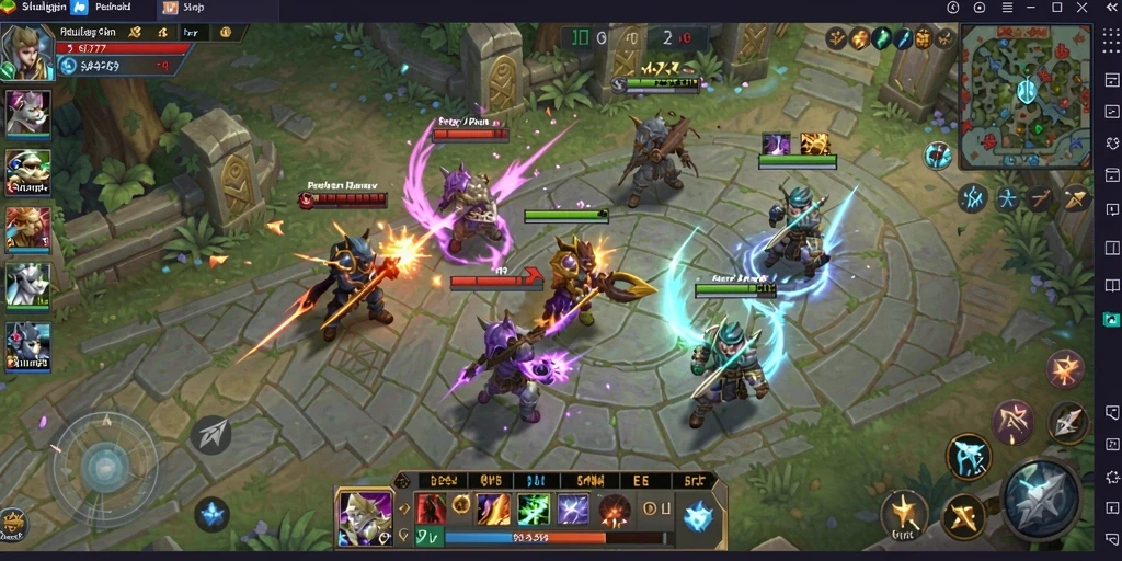 Tampilan gameplay seru SIA777 dengan pertempuran yang mendebarkan.