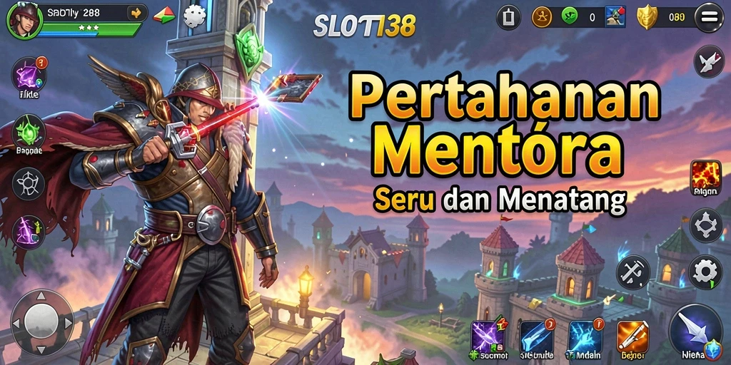 Gameplay menegangkan dalam SLOT138, pertahankan menara dari serangan musuh!