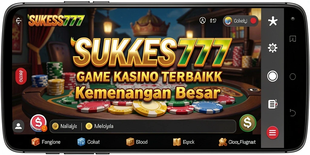 Screenshot utama menunjukkan pengalaman bermain Kasino yang mendebarkan.