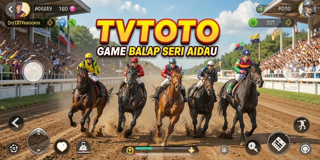 Tampilan gameplay Racing yang mendebarkan dari TVTOTO.