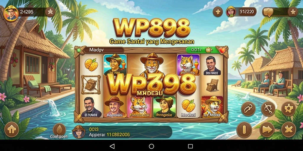 Tampilan gameplay WP888 yang mengasyikkan dan penuh warna.