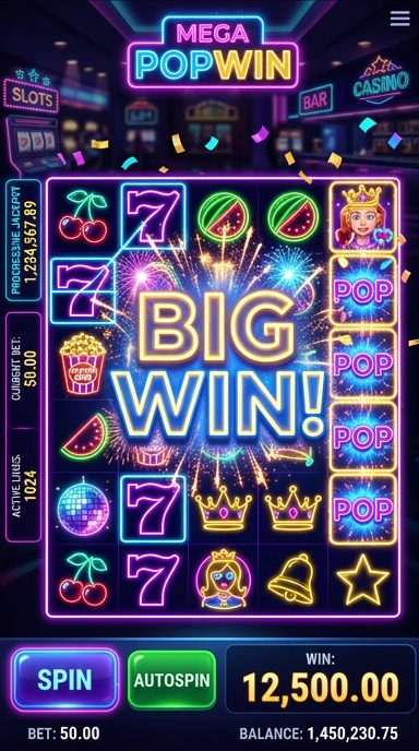 Fitur pencarian di aplikasi popwin yang memudahkan pengguna.